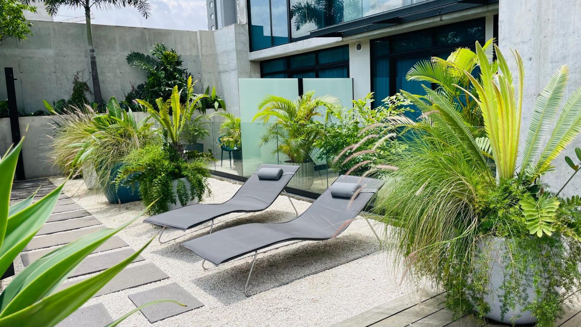 Cozy Apartment With Terrace, Sj Cosmopolitan Tower #402 San Jose  Luaran gambar